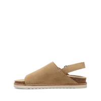 WOMEN'S TAOS ABSTRACT SANDAL | WARM SAND SUEDE