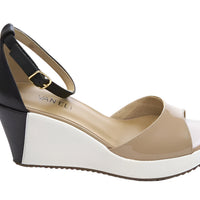 WOMEN'S VANELI LEMY WEDGE | LIGHT TAUPE PATENT