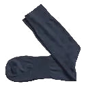 MEN'S JOHNSTON & MURPHY MICROFIBER TONAL ARGYLE SOCKS | NAVY