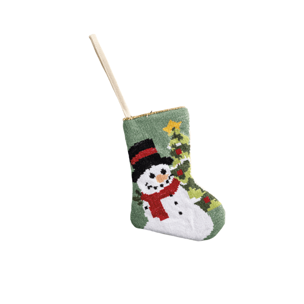 MUDPIE CHRISTMAS NEEDLEPOINT STOCKING