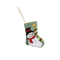 MUDPIE CHRISTMAS NEEDLEPOINT STOCKING