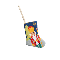 MUDPIE CHRISTMAS NEEDLEPOINT STOCKING