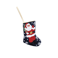 MUDPIE CHRISTMAS NEEDLEPOINT STOCKING