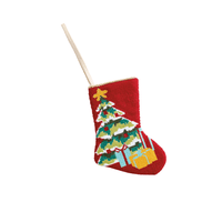 MUDPIE CHRISTMAS NEEDLEPOINT STOCKING