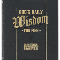 MEN'S CHRISTIAN ART GIFTS DAILY WISDOM DEVOTIONAL