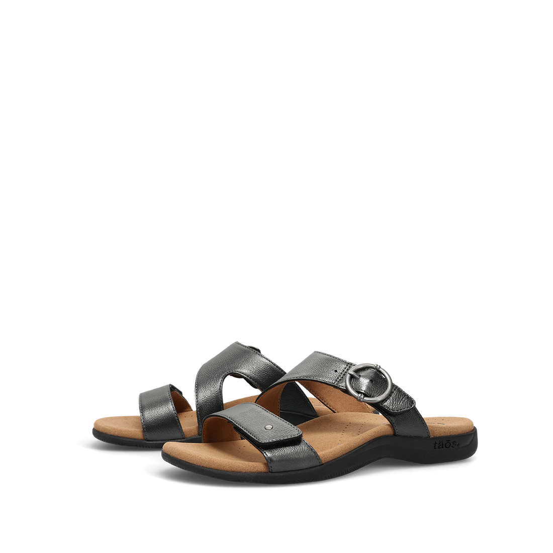 WOMEN'S TAOS WESTSIDE SANDAL | BLACK METALLIC
