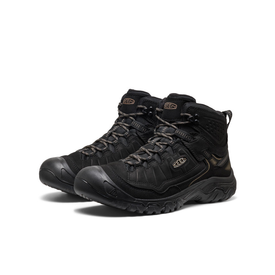 MEN'S KEEN TARGHEE IV WATERPROOF HIKING BOOT | TRIPLE BLACK