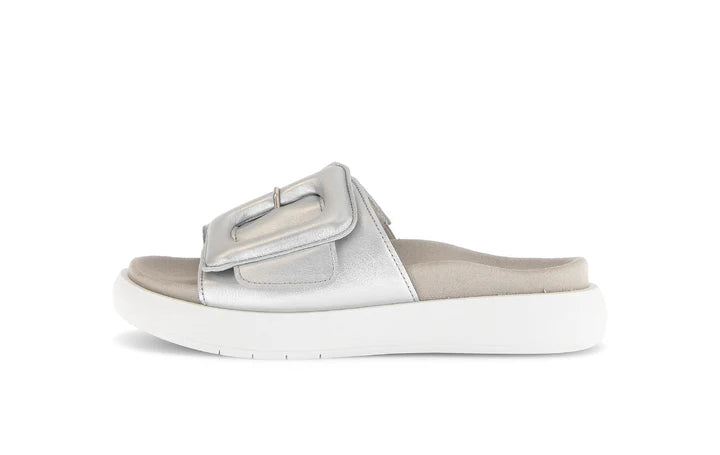 WOMEN'S GABOR 63.751.61 SANDAL | SILVER / SILBER