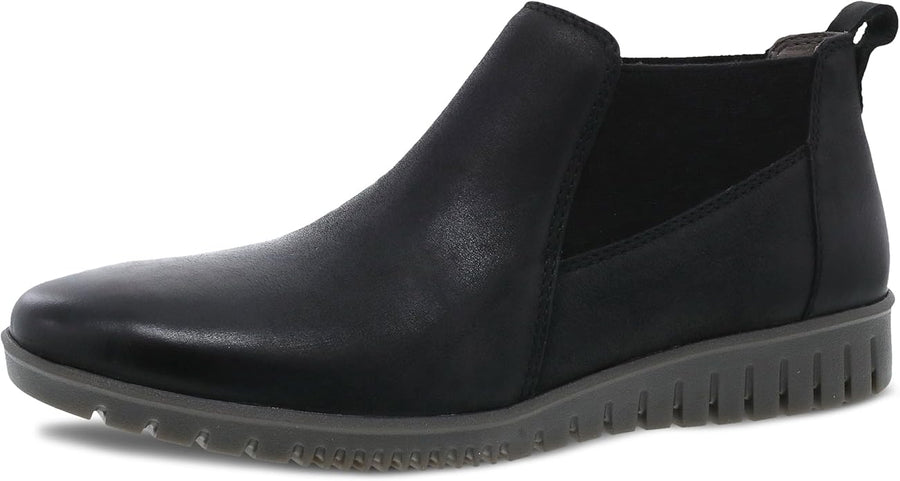 WOMEN'S DANSKO LOUISA | BLACK BURNISHED CALF