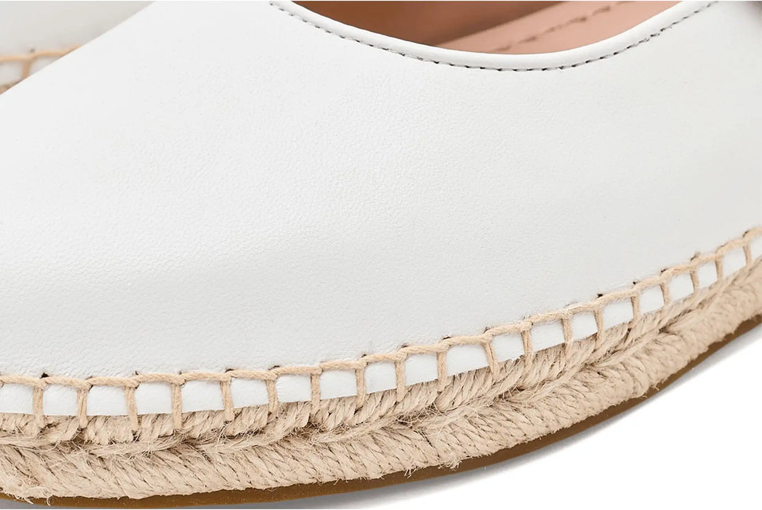 WOMEN'S COLE HAAN CLOUDFEEL ASBURY MARY JANE BALLET FLATS | WHITE LEATHER