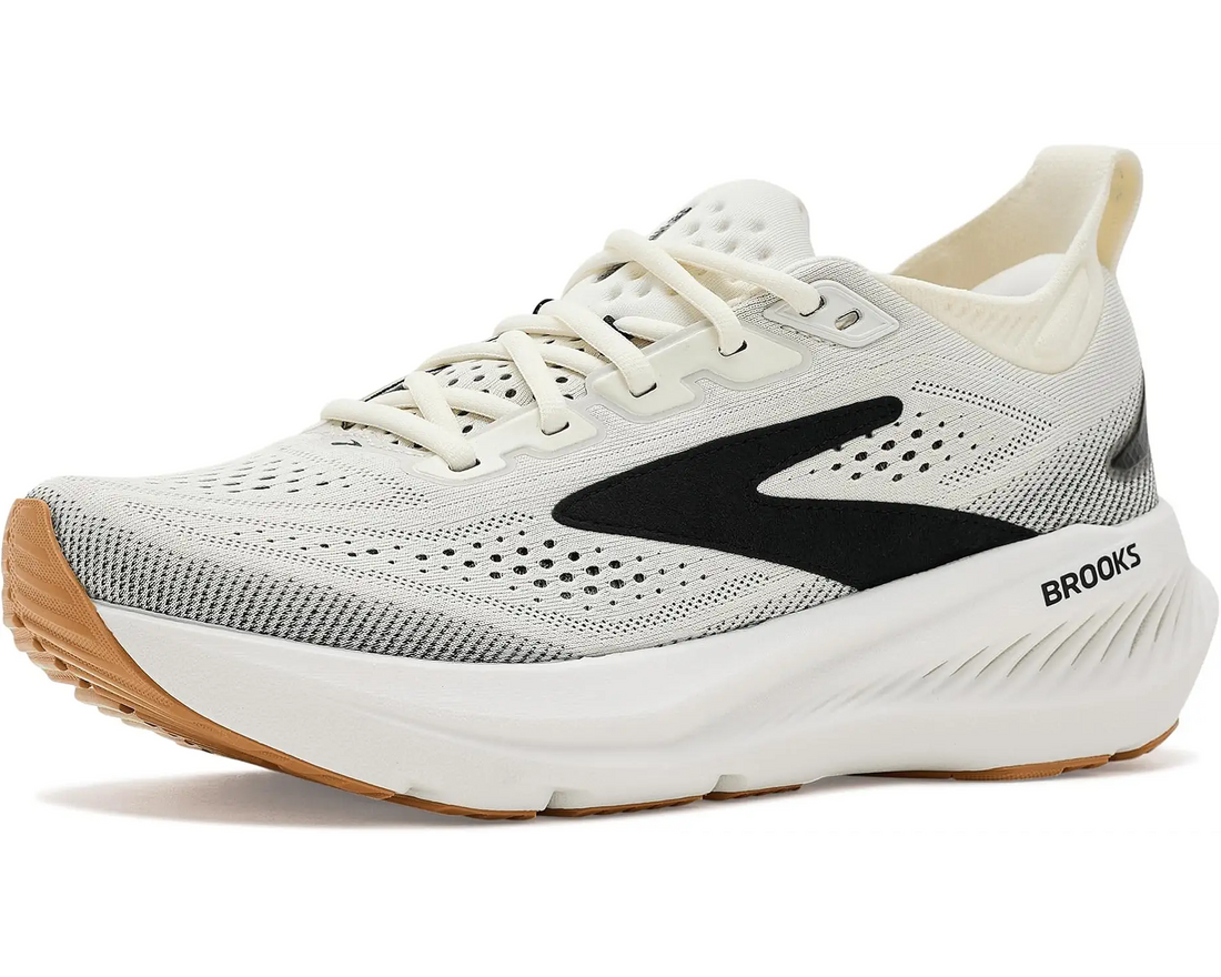 WOMEN'S BROOKS GLYCERIN 23 | WHITE / BLACK / BISCUIT