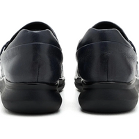 WOMEN'S CLARKS LYNELL SLIP | NAVY LEATHER