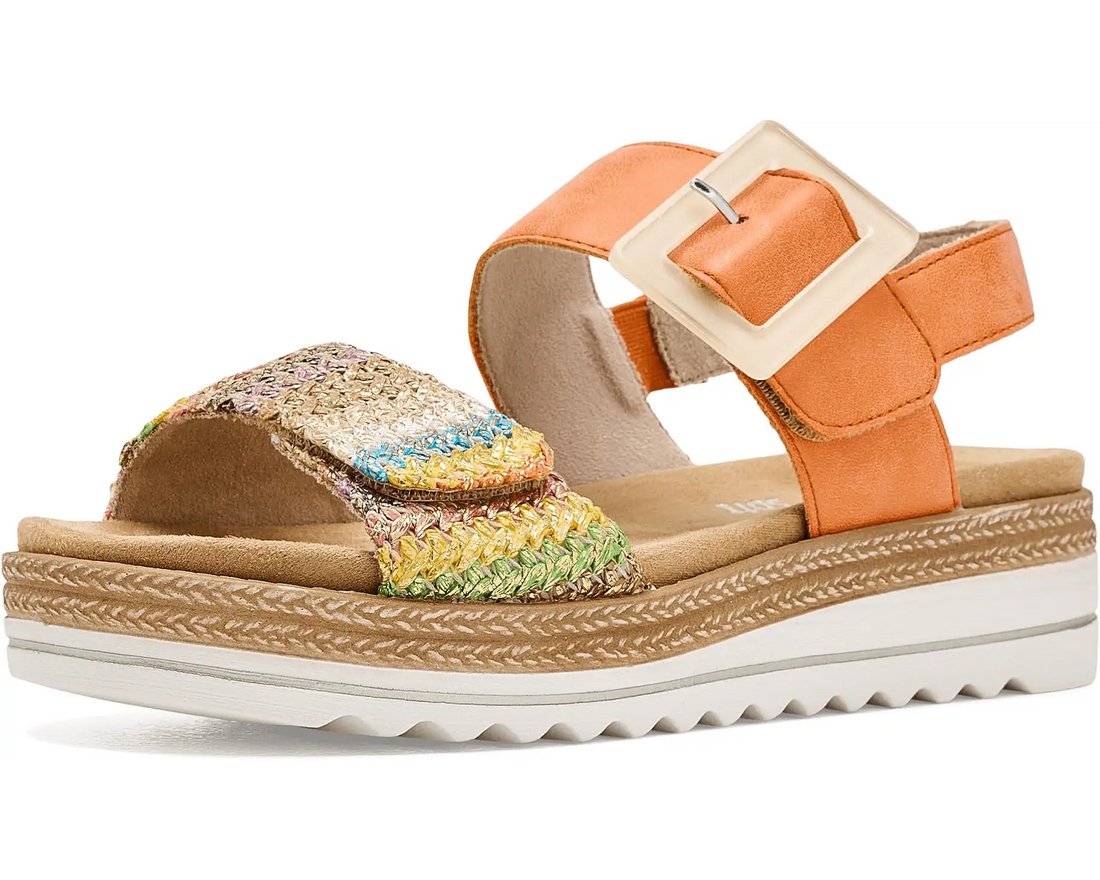 WOMEN'S REMONTE JOCELYN 62 | GOLD-MULTI | ORANGE
