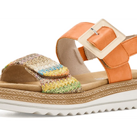 WOMEN'S REMONTE JOCELYN 62 | GOLD-MULTI | ORANGE