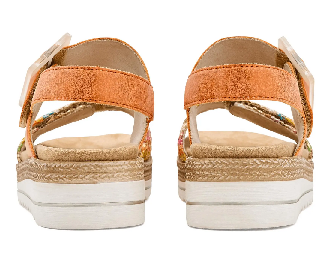WOMEN'S REMONTE JOCELYN 62 | GOLD-MULTI | ORANGE