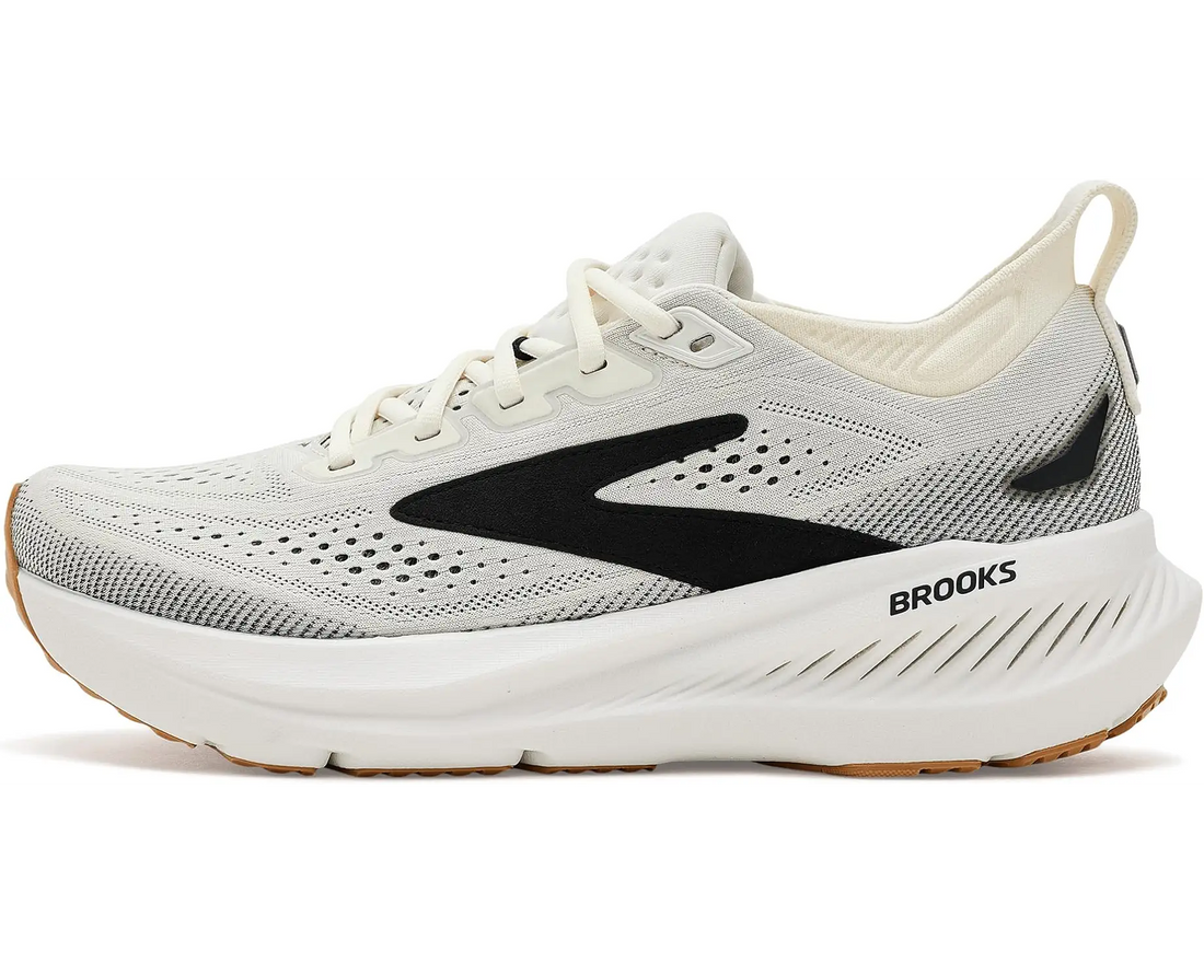 WOMEN'S BROOKS GLYCERIN 23 | WHITE / BLACK / BISCUIT