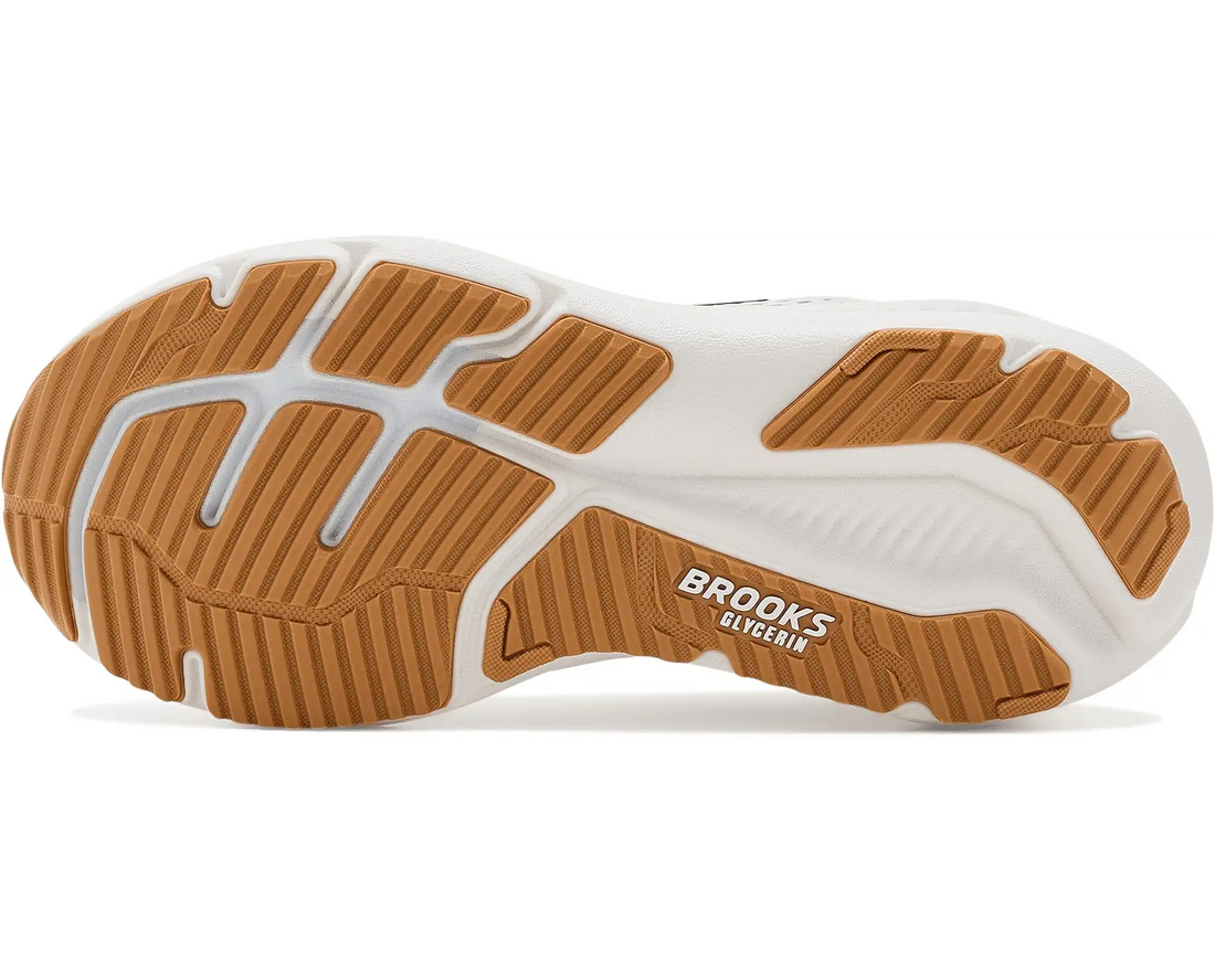 WOMEN'S BROOKS GLYCERIN 23 | WHITE / BLACK / BISCUIT