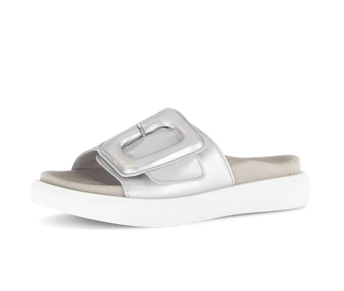 WOMEN'S GABOR 63.751.61 SANDAL | SILVER / SILBER