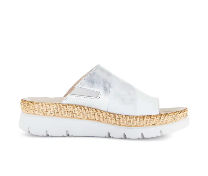 WOMEN'S GABOR 63.722.20 SANDAL | WEISS / ICE / SILBER