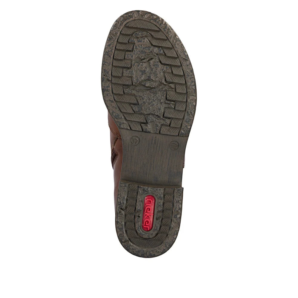 WOMEN'S RIEKER ORNELLA 56 | COGNAC / MIDNIGHT / NUSS / REH