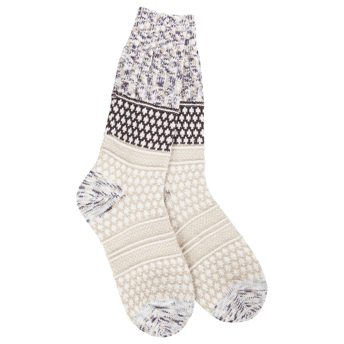 Gallery Textured Crew OS Cookie Dough Multi