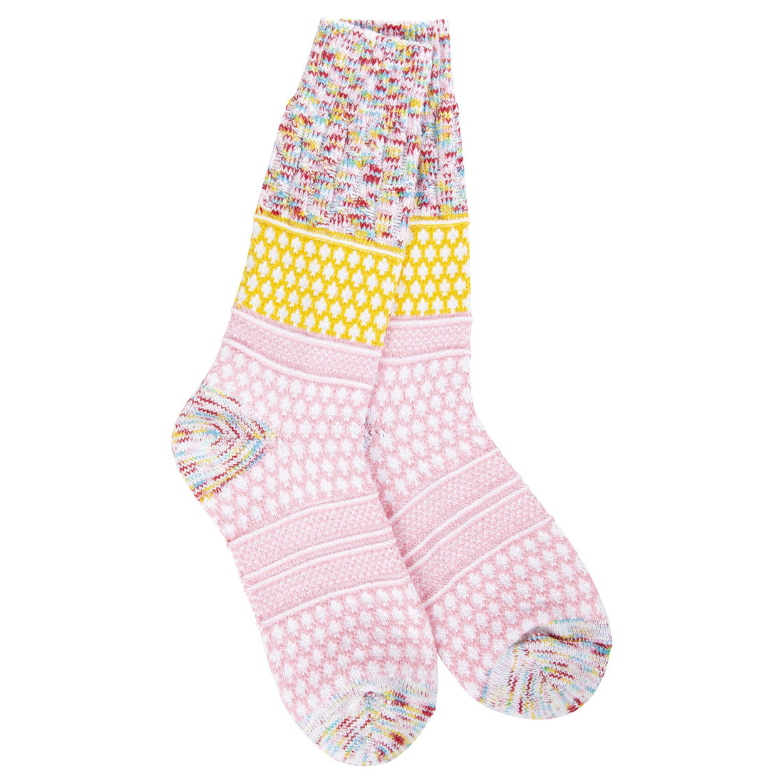 UNISEX WORLD'S SOFTEST SOCK GALLERY TEXTURED CREW OS | WHIMSICAL MULTI