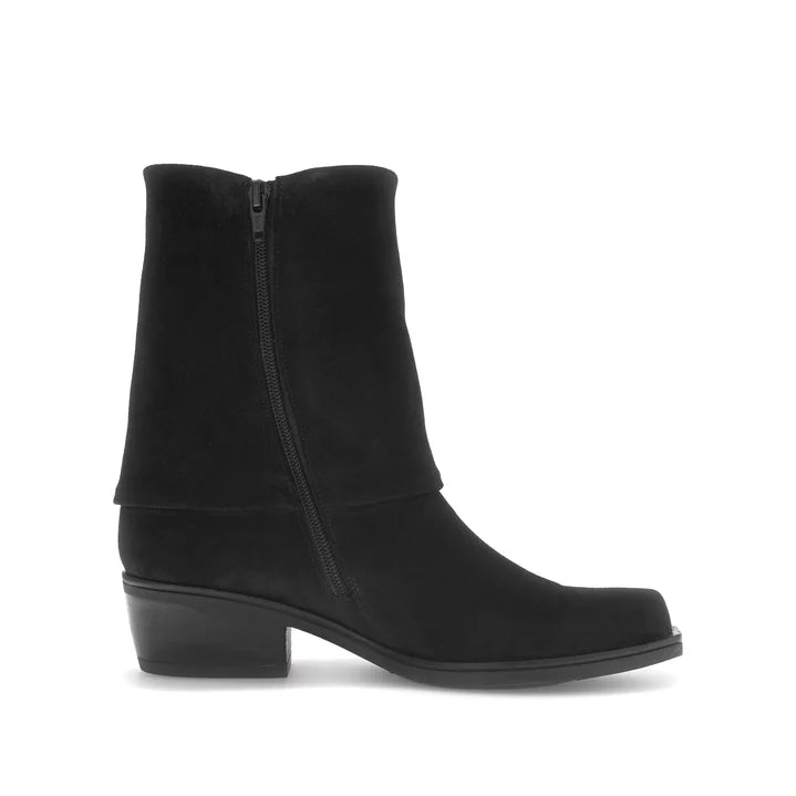 WOMEN'S GABOR 75.915.17 | BLACK SUEDE VELOUR
