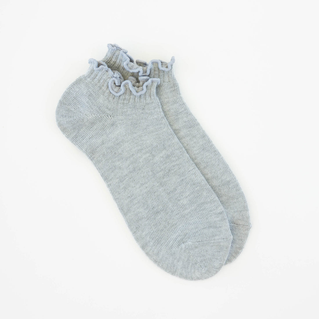 Low Ruffle OS Light Heather Grey