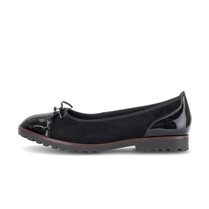 WOMEN'S GABOR 3007.01.007 PAULA FLAT | BLACK