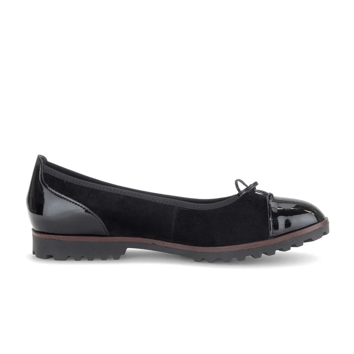 WOMEN'S GABOR 3007.01.007 PAULA FLAT | BLACK