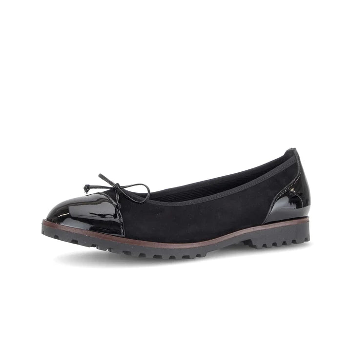 WOMEN'S GABOR 3007.01.007 PAULA FLAT | BLACK