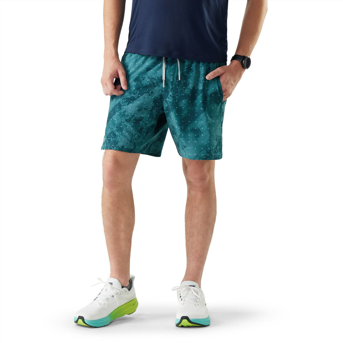 MEN'S SMARTWOOL ACTIVE LINED 7" SHORT | MINERAL BLUE SHALE