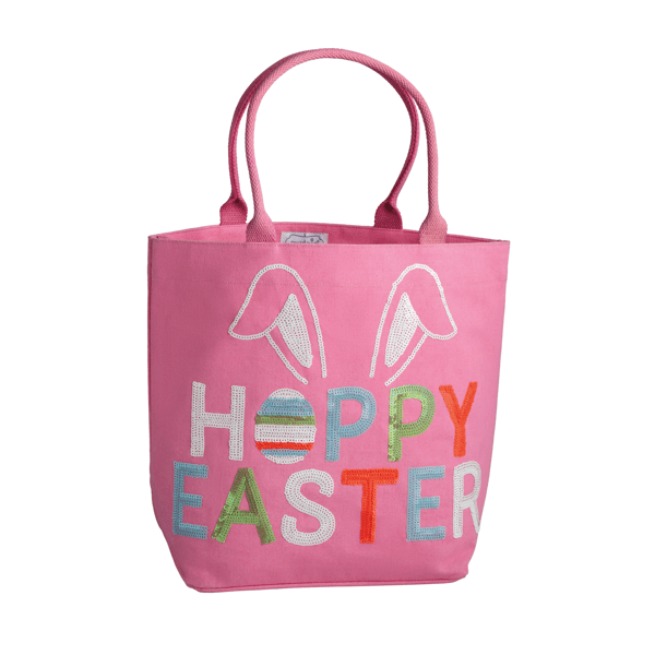 MUDPIE EASTER TOTE | PINK