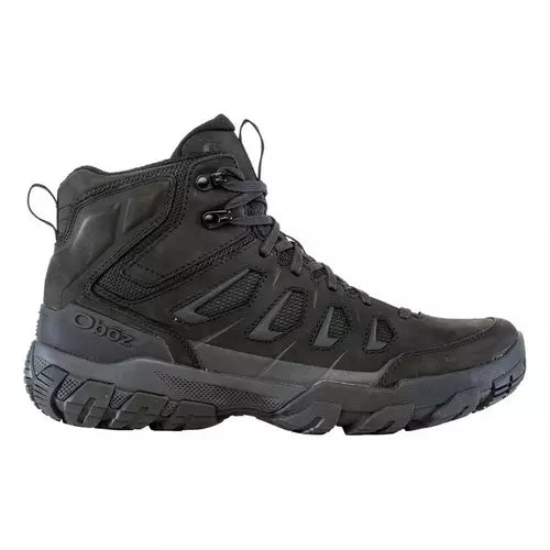 MEN'S OBOZ SAWTOOTH ASCENT MID INSULATED WATERPROOF | BLACK SEA