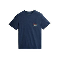MEN'S FREE FLY BLUE EDGE POCKET TEE | TRUE NAVY