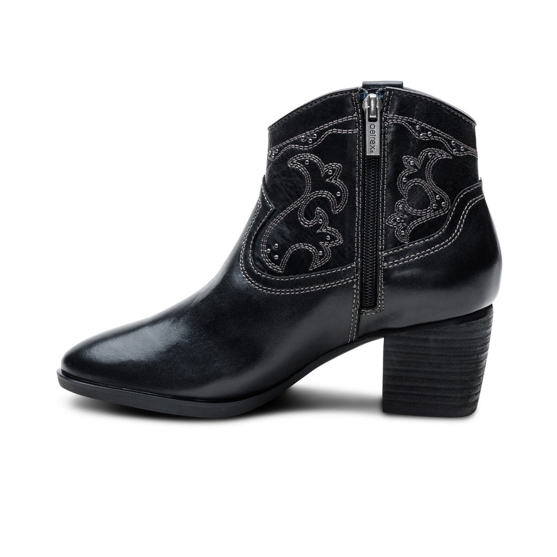 WOMEN'S AETREX REAGAN HEEL BOOT | BLACK
