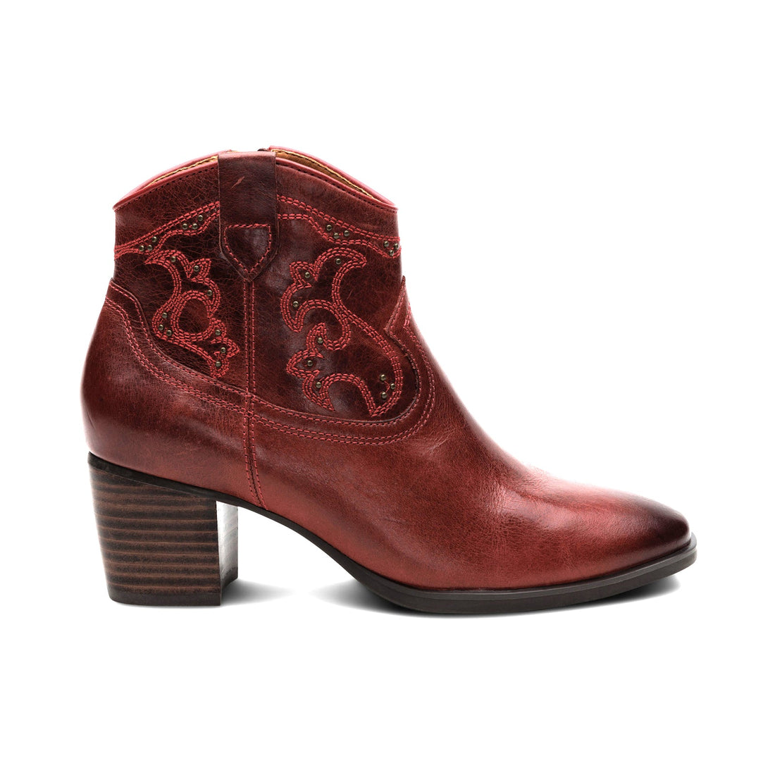WOMEN'S AETREX REAGAN HEEL BOOT | RED
