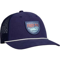 MEN'S FREEFLY BLUE EDGE TRUCKER HAT | DEEP NAVY