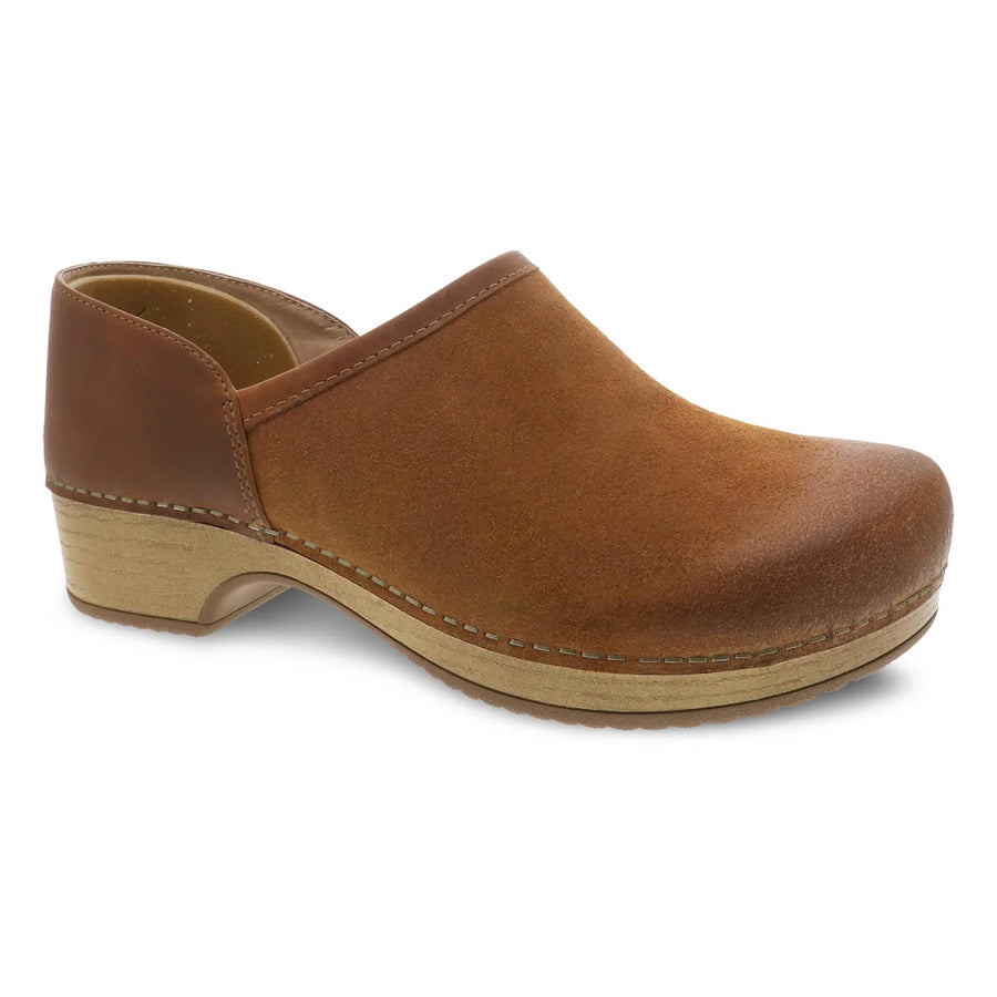 WOMEN'S DANSKO BRENNA | TAN BURNISHED SUEDE