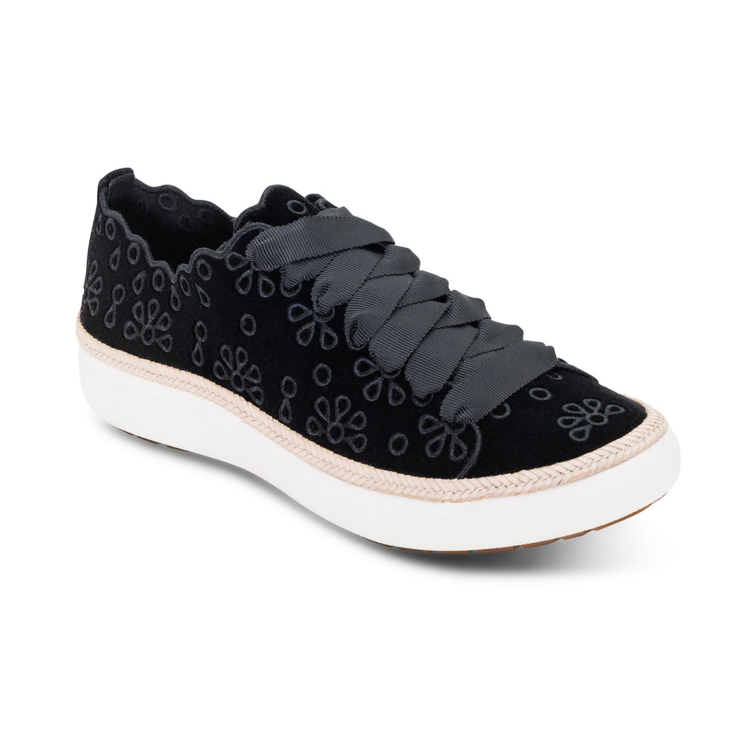 WOMEN'S AETREX CHARLOTTE | BLACK VELVET
