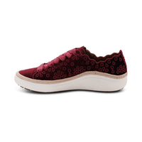 WOMEN'S AETREX CHARLOTTE | BURGUNDY VELVET