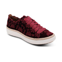 WOMEN'S AETREX CHARLOTTE | BURGUNDY VELVET