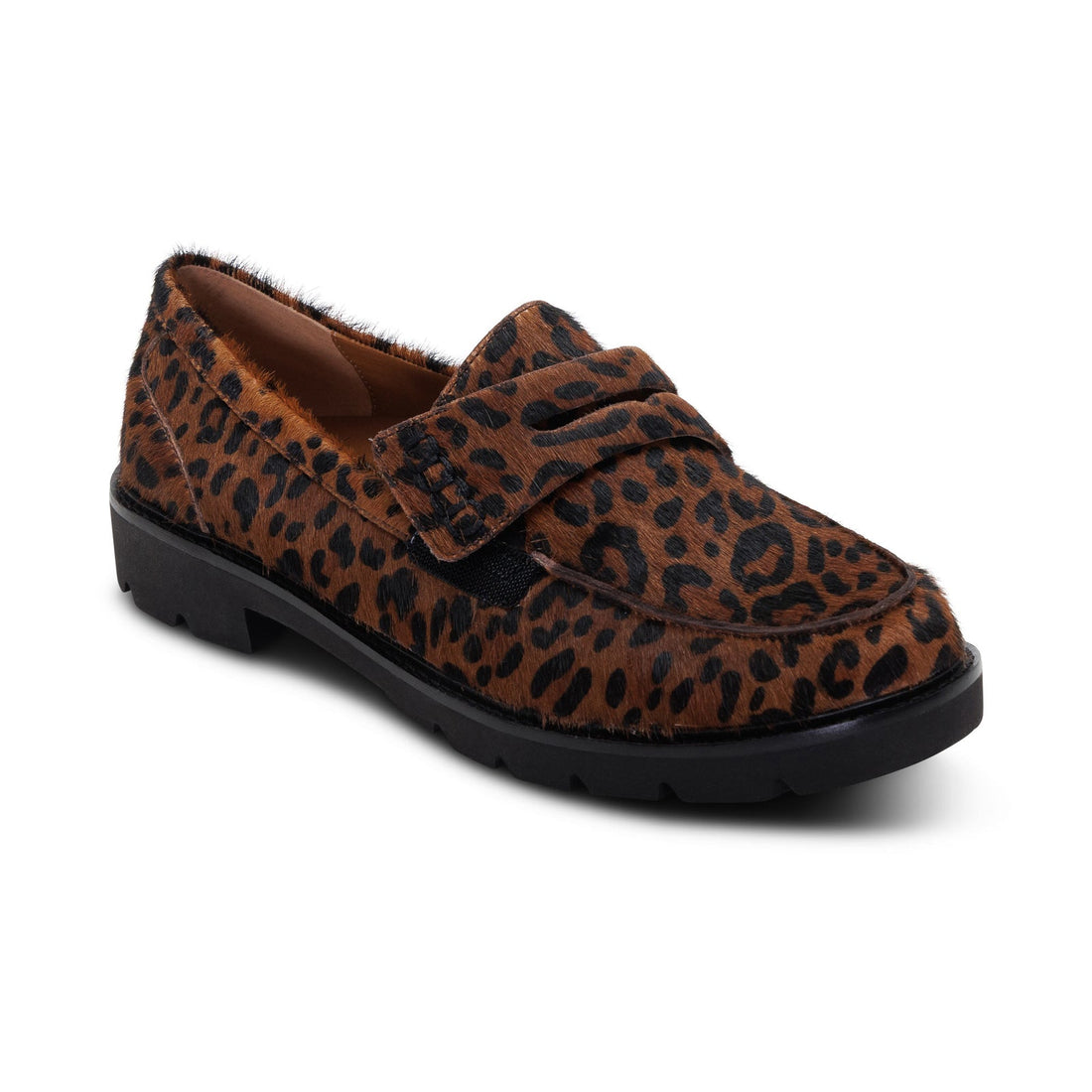 WOMEN'S AETREX COLLETTE LOAFER | LEOPARD