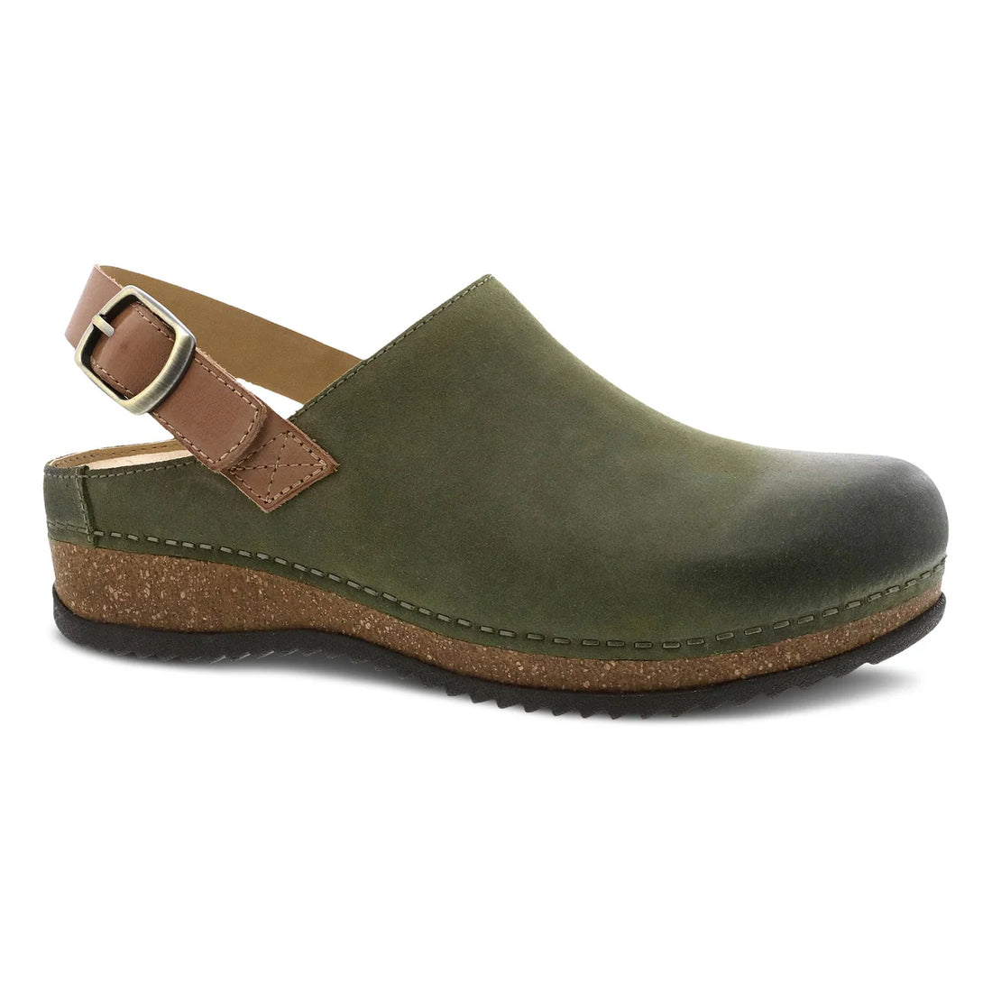 WOMEN'S DANSKO MERRIN | OLIVE BURNISHED SUEDE