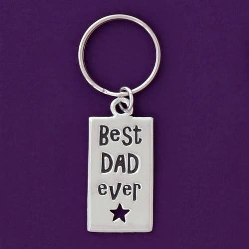 BASIC SPIRIT BEST DAD EVER KEYCHAIN