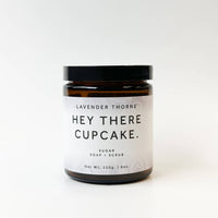 LAVENDER THORNE HEY THERE CUPCAKE SOAP SCRUB