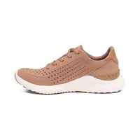 WOMEN'S AETREX LAURA ARCH SUPPORT SNEAKERS | ALMOND