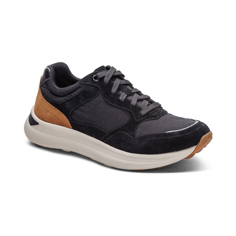 WOMEN'S AETREX MOLLY SNEAKER | BLACK