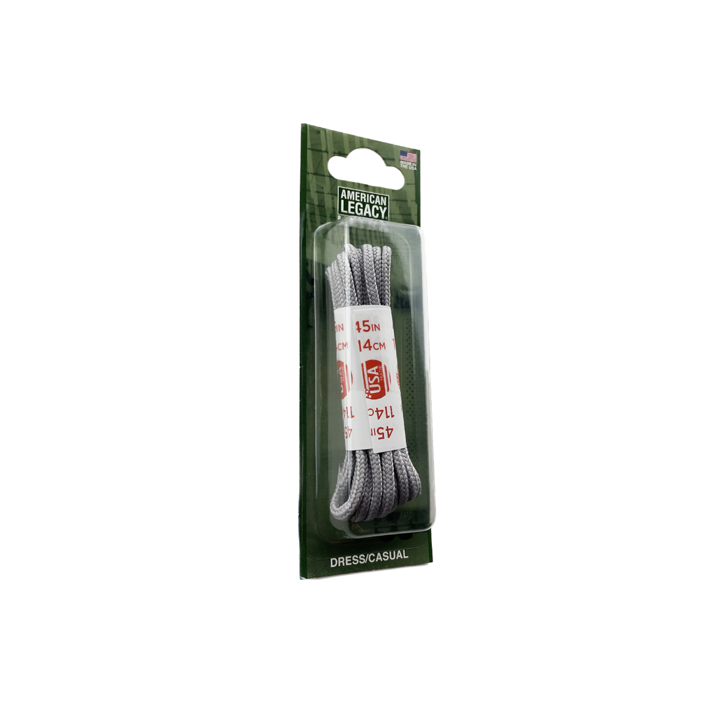 AMERICAN LEGACY ULTRA 30" CASUAL/DRESS LACES | GREY