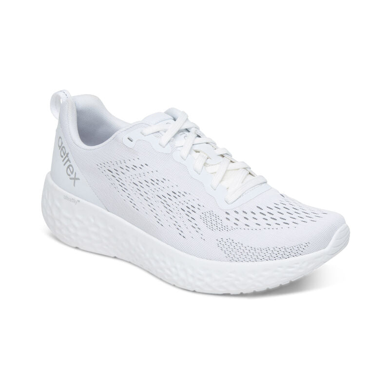 WOMEN'S AETREX DANIKA ARCH SUPPORT SNEAKER | WHITE